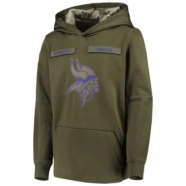 salute to service hoodie vikings